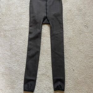 Women’s Black Leggings - lined - Gives appearance of tights.